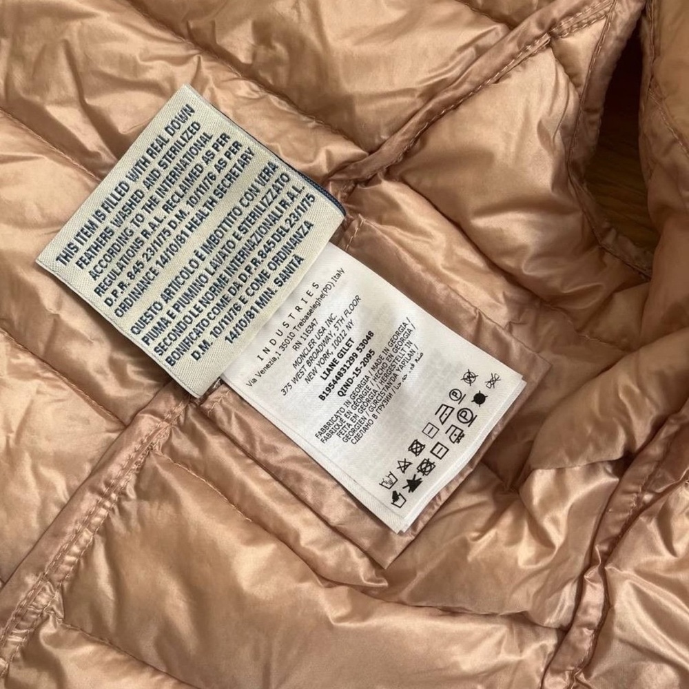 Moncler Blush Quilted Vest - Picture 5 of 7